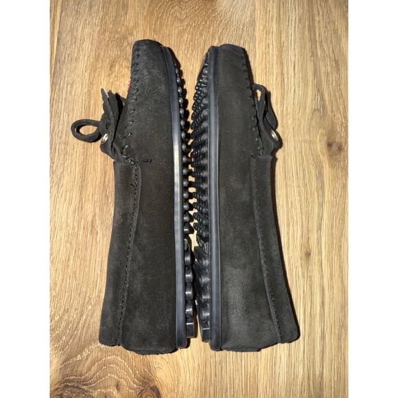 Minnetonka Black Thunderbird Beaded Moccasins - size 7 - E19 - Picture 8 of 8